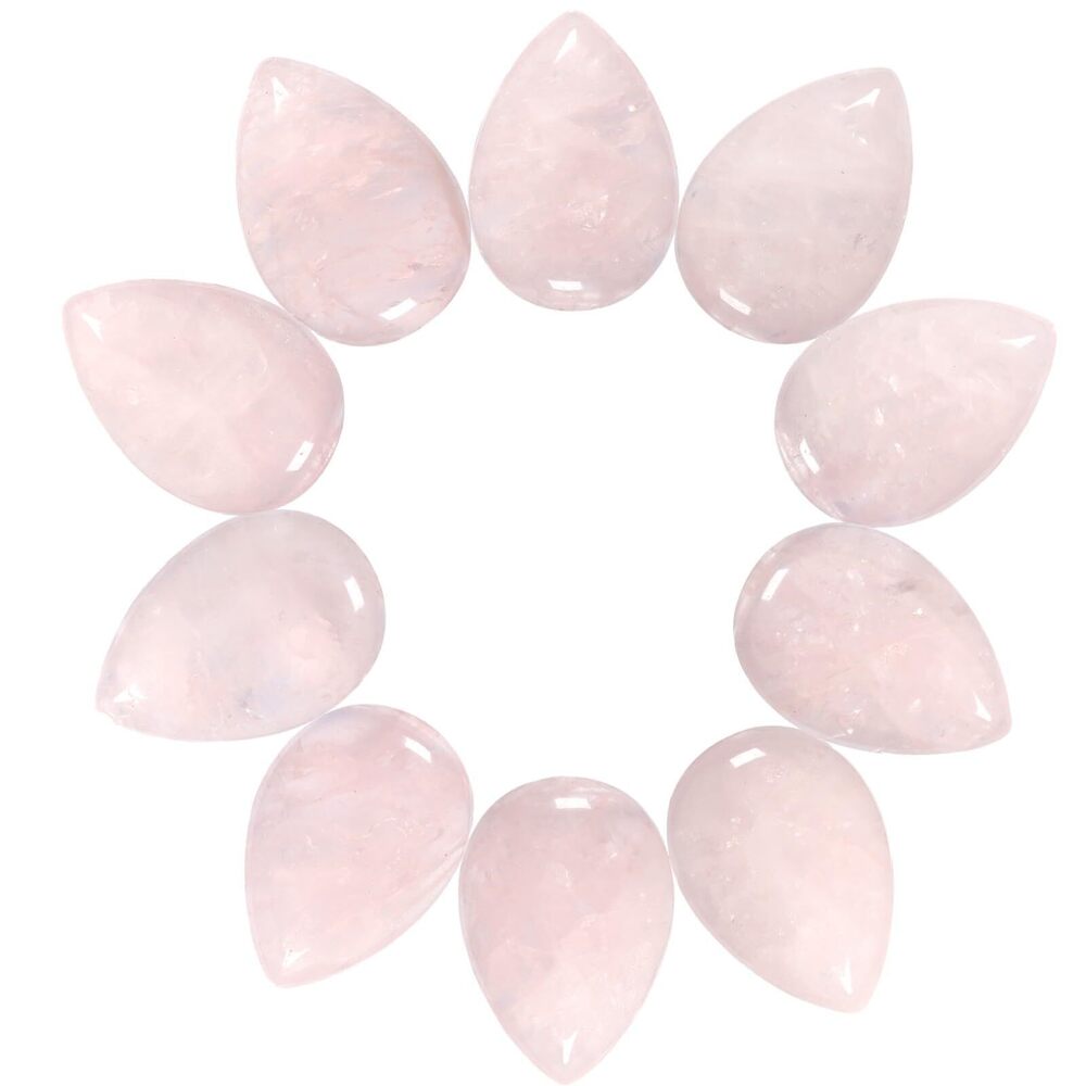 7228 Set of 10 Teardrop Shaped CAB Flatback Stone for Jewelry Making